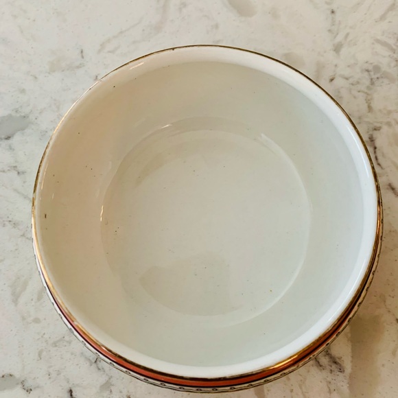 Royal Winton Grimwades Vintage Ceramic Sugar Bowl Set w/ Metal Lid - Picture 6 of 9